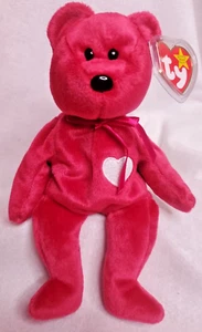 Ty Beanie Baby MwMT - VALENTINA Bear - Picture 1 of 4