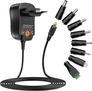 Multifunktional | 8-Stecker Netzteil | 12W Leistung - Bild 1 von 7