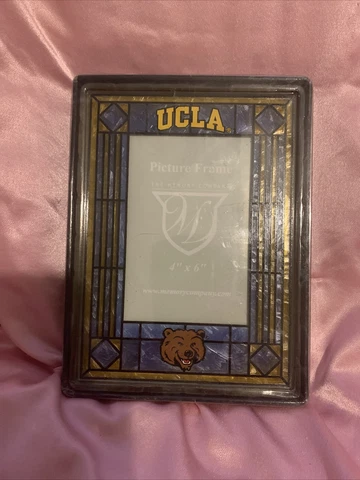 UCLA Bruins 4x6 Picture Vertical Glass Frame 4 X 6 w/ Mascot…New Cover