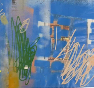 Thomas John Kunstakademie Stuttgart Acrylmalerei Spraytechnik Komposition (101) - Bild 1 von 8