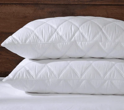 BRIT DIAMOND Plump Pillows Pack of 2 or 4 Hotel Quality Bounce Back Anti-Allergy Bed Pillows