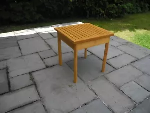 Redwood Garden Table - Picture 1 of 5