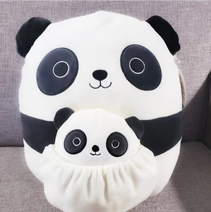 Squishmallow Stanley Panda MOM and BABY 12" 5" AUTHENTIC Kellytoy Plush gift toy - Picture 1 of 3