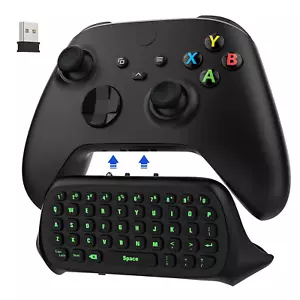 Green Backlight Keyboard for Xbox One Controller, Xbox Series X/S, Wireless Gami - Picture 1 of 12