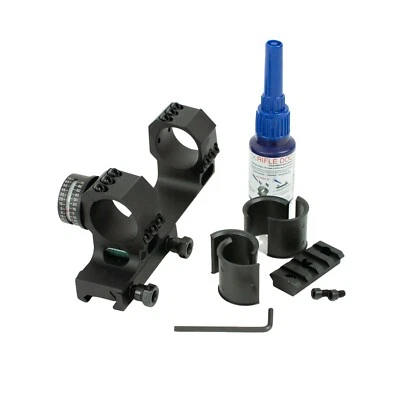 RIFLE DOC Blockmontage Zielfernrohre Ø 30mm /25,4mm | 21mm Picatinny | mit Neigungsmesser