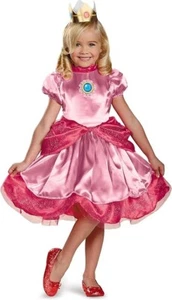 Costume Child Girls Super Mario Princess Peach Toddler 2T - Picture 1 of 5