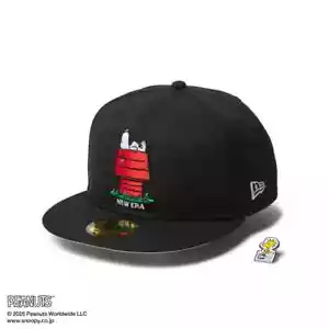 PSL NEW ERA 59FIFTY PEANUTS Snoopy & Woodstock Pins Black Japan 2025 14344559 - Picture 1 of 11