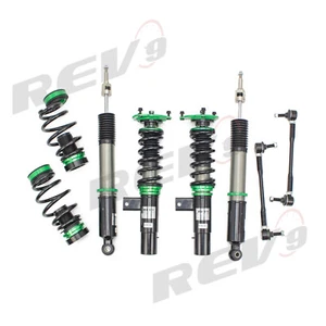 REV9 32 WAYS DAMPING HYPER-STREET 2 MONO TUBE COILOVERS FOR 06-14 VW GTI MK5 MK6 - Picture 1 of 6