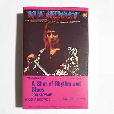 ROD STEWART - 'A Shot Of Rhythm And Blues' Cassette Tape Album PAPER LABELS - Image 1 of 4