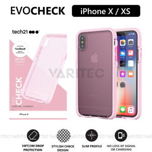Genuine Tech21 EvoCheck Gel Silicone Phone Case Back Cover for iPhone X XS