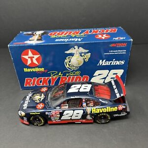 RICKY RUDD #28 ARMED FORCES MARINES 2000 1/24 ACTION DIECAST CAR 20,676 MADE