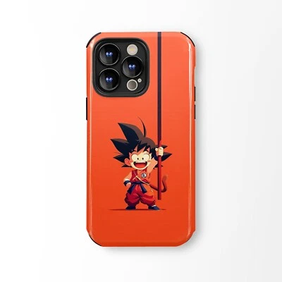 Son Goku Dragon Ball Z iPhone Case Bumper Shockproof Phone Case For Apple iPhone - Image 1 of 3