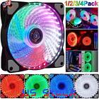 RGB 33LEDs Computer Case Quiet PC Cooling Fan Light for Computer Glare Cooler US