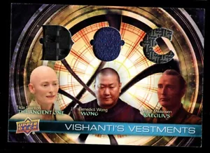 Doctor Strange 2016 Triple Costume Card VHT-WAK Ancient One / Wong / Kaecilius - Picture 1 of 1