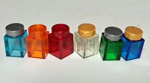 6 Lego Minifigura Accesorios Botellas de Perfume Latas Casa de Muñecas Miniaturas - Imagen 1 de 1