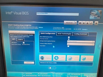 Материнская плата Intel DQ87PG процессор Intel Core i5-4570 @3,20 ГГц 8 ГБ RAM - Изображение 1 из 2