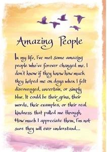 Tarjeta de felicitación Amazing People in My Life I've Met Blue Mountain Arts with a Lovel - Imagen 1 de 3