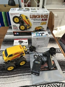 Tamiya SW-01 Mini Monster Truck RC Lunch Box with Upgrades & Extras Read Descrip - Picture 1 of 22