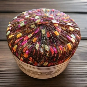 Knitting Fever Dazzle Ladder Yarn #73 Metallic Craft Knit Crochet NEW - Picture 1 of 3
