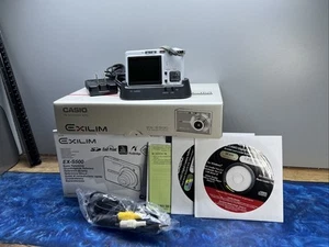 CASIO EXILIM EX-S500 5.0MP Digital Camera with All Accessories CHARGER & TESTED - Picture 1 of 12