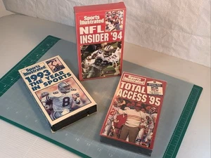 Sports Illustrated Vtg VHS 1993 1994 1995 Year Sports NFL Insider Total Access - Picture 1 of 7