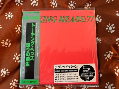 Talking Heads 77 Japan Mini-LP SHM-CD Paper Sleeve w/OBI Foto 1 de 2
