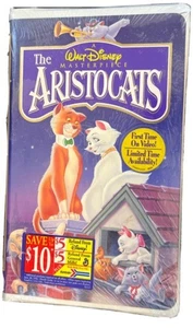 The Aristocats VHS Movie Walt Disney Masterpiece Collection NEW FACTORY SEALED - Imagen 1 de 2