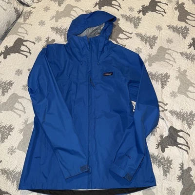 Jaqueta de chuva feminina Patagonia Torrentshell azul tamanho pequeno - Imagem 1 de 4
