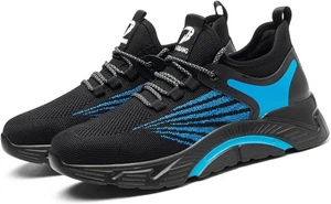Men Steel Toe Shoes Men Slip Resistant Safety Work Boots Indestructible Sneakers - Picture 1 of 37