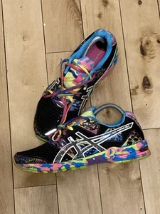 Asics Gel Noosa Tri 8 Women’s Running Shoes Size 9 T356N Black Multicolor - Picture 1 of 8