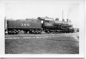 25D800P PEQUEÑO RP 1936 MISSOURI PACIFIC RAILROAD 4-6-0 LOCO #380 TREN AC TRANSPORTADO - Imagen 1 de 2
