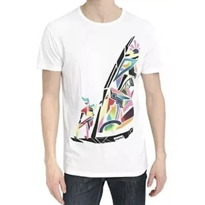 Camiseta gráfica de manga corta Marc by Marc Jacobs blanca multi XS $78 para hombre Foto 1 de 4