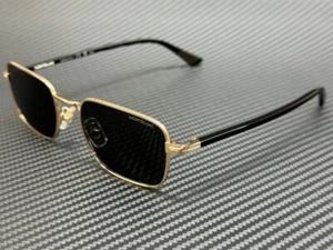 MONT BLANC MB0339S 001 Gold Black Smoke Unisex 53 mm Sunglasses - Picture 1 of 5