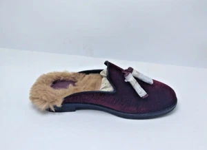 Women's Sperry Seaport Levy Tassel Fur Mule Loafer Wine comfort shoes - Picture 1 of 6
