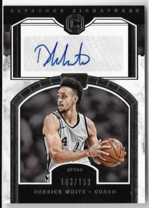DERRICK WHITE 2017 PANINI CORNERSTONES ROOKIE AUTOGRAFO RC CARD #103/159! - Foto 1 di 1