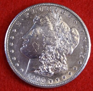 1900-P Morgan Liberty Dollaro 90% Argento Moneta Non Circolata MG560 - Foto 1 di 2