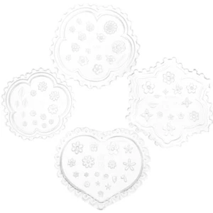 4 Pezzi Stampo per Nail Art Creazione Gioielli Stampi in Argilla per Artigianato - Foto 1 di 12
