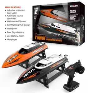 RC BOAT 2.4G RACING HIGH SPEED RC Boat Remote Control Quality Kids RC Speed Boat - Picture 1 of 12