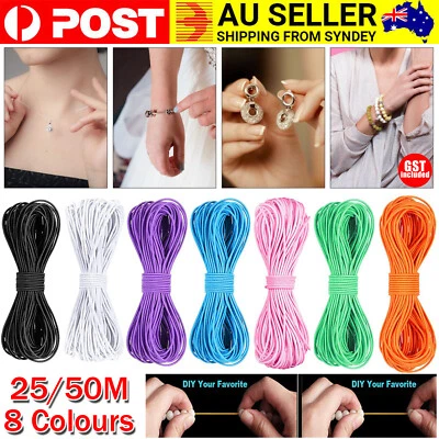 String Stretch Beading Elastic Thread Cord DIY Bracelet Necklace Jewelry Making - image 1 of 4