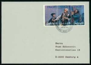UPU CONGRESS HAMBURG 1984 EXHIBITION COVER USA UNIQUE!! fi39 - Picture 1 of 2