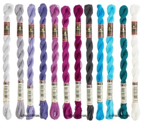 DMC Pearl Cotton Skeins Size 5 27.3yd, New Colors - 12 Colors - Picture 1 of 13
