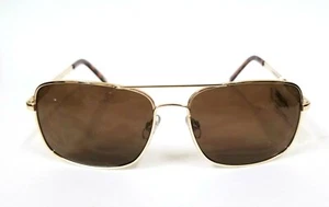 NEW FOSSIL ROSE GOLD METAL FRAME+BROWN TORT PLASTIC HANDLE TIPS+POUCH 66353611 - Picture 1 of 6