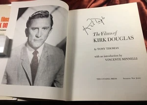Kirk Douglas. Signed first edition : The Films of Kirk Douglas - Picture 1 of 12