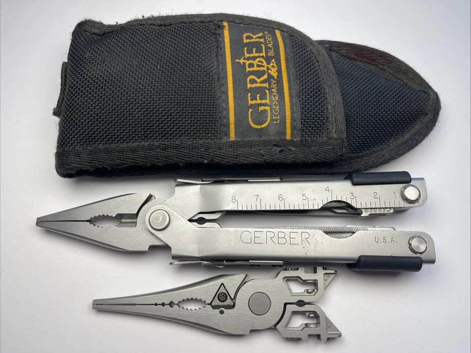 Gerber MP650 Evolution Interchangeable Head Multi-Tool Sheath Excellent USA - Image 1 of 4