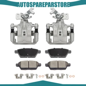 Rear Brake Calipers & Ceramic pads For 2007-2012 Lincoln MKZ 2006-2013 Mazda 6 - Picture 1 of 20