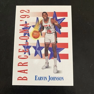 1991-92 Skybox Magic Johnson #533 USA Basketball Dream Team NBA HOF - Image 1 of 2