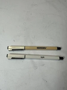 2X - Vintage Apple Computer Pens Computercraft Promotional Rare - Picture 1 of 4