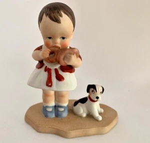 De colección The Heirloom Tradition Niño pequeño con estatuilla de perro - Queriendo su parte justa - Imagen 1 de 6