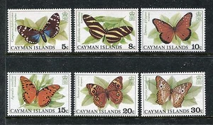 Caimán 386-391, montado sin montar o nunca montado, insectos mariposas 1988. x25058 - Imagen 1 de 1