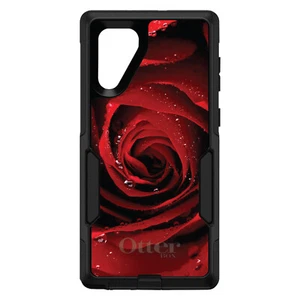 OtterBox Commuter para Galaxy Note 4 8 9 10 + rojo rosa cubierto de rocío - Imagen 1 de 36